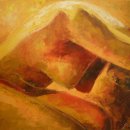 'Enrobée de sable' Oil on canvas 50 x 61 cm 2006