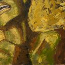 'Femme à la gorge chaude' Oil on canvas 73 x 60 cm 2004