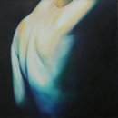 'Lungs for Night Seas' Oil on canvas 90 x 90 cm 2009