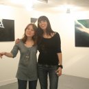With Isabelle Santos, Curator of the l'exposition Espace des Arts Sans
Frontières