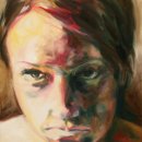 'Self when 23' Oil on canvas 60 x 50 cm 2008